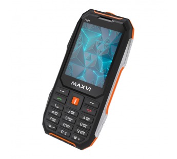 Мобильный телефон MAXVI T101 Orange (2,8"/без камеры/IP54/4000mAh)#1903892