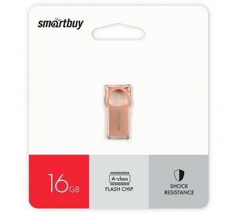Флеш-накопитель USB 16GB Smart Buy MC5 Kitty розовый#2099531