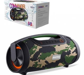 Портативная акустика Smartbuy COMMANDER, 80Вт, Bluetooth, USB, камо (SBS-5330)#2002442