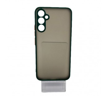 Чехол Samsung A14 4G/5G (2023) Противоударный Матовый Темно-Зеленый#1908941