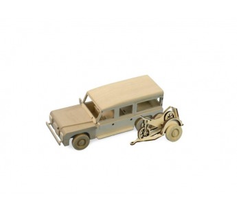 Сборная деревянная модель автомобиля Artesania Latina Land Rover МОТОГОНЩИК#1919798