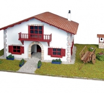 Сборная деревянная модель деревенского дома Artesania Latina Chalet kit de Caserío con carro, 1/72#1906237