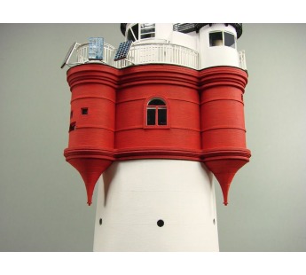 Сборная картонная модель Shipyard маяк Roter Sand Lighthouse (№46), 1/87#1910271
