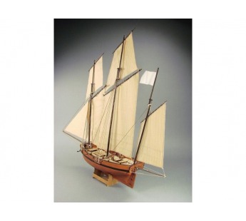 Сборная картонная модель Shipyard люгер Le Coureur (№51), 1/96#1918878