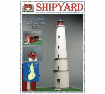 Сборная картонная модель Shipyard маяк Lighthouse Marjaniemi (№11), 1/72#1906284