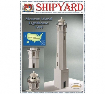 Сборная картонная модель Shipyard маяк Lighthouse Alcatraz (№28), 1/72#1906288