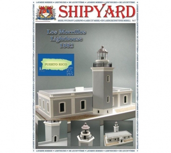 Сборная картонная модель Shipyard маяк Lighthouse Los Morrillos (№30), 1/72#1906289