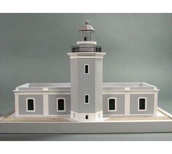 Сборная картонная модель Shipyard маяк Lighthouse Los Morrillos (№30), 1/72#1911288