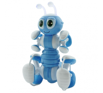 Р/У робот-муравей трансформируемый, звук, свет, танцы (синий)#1992711