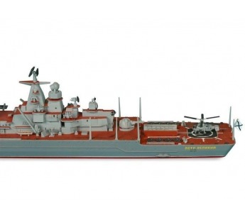 Сборная модель ZVEZDA Российский атомный ракетный крейсер “Петр Великий”, подарочный набор, 1/700#1923820