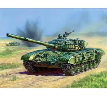Сборная модель ZVEZDA Российский основной танк с активной броней Т-72Б, подарочный набор, 1/35#1930777