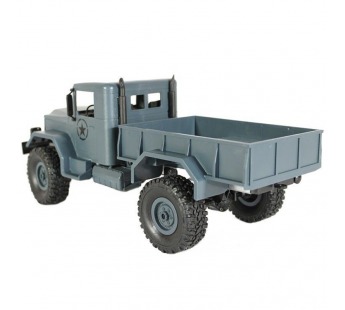 Радиоуправляемая машина MN MODEL военный грузовик (серый) 4WD 2.4G 1/16 RTR#1993524