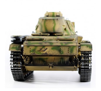 Р/У танк Taigen 1/16 Panzerkampfwagen III (Германия) дым, свет (для ИК боя) V3 2.4G RTR камуфляж#2009956