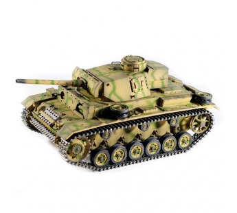 Р/У танк Taigen 1/16 Panzerkampfwagen III (Германия) дым, свет V3 2.4G RTR камуфляж#2009977