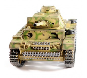 Р/У танк Taigen 1/16 Panzerkampfwagen III (Германия) дым, свет V3 2.4G RTR камуфляж#2009976