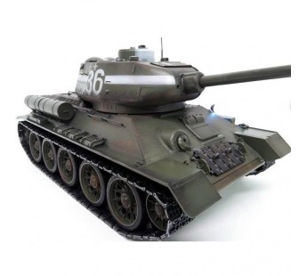 Р/У танк Taigen 1/16 T34-85 (СССР) дым (для ИК боя) V3 2.4G RTR#2010579