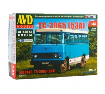 Сборная модель AVD Автобус ТС-3965 (53А), 1/43#1906990