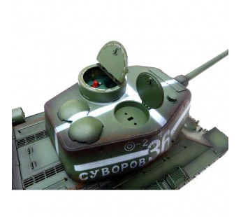 Р/У танк Taigen 1/16 T34-85 (СССР) (для ИК танкового боя) V3 2.4G (зеленый)#2013232