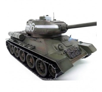 Р/У танк Taigen 1/16 T34-85 (СССР) (для ИК танкового боя) V3 2.4G (зеленый)#2013233