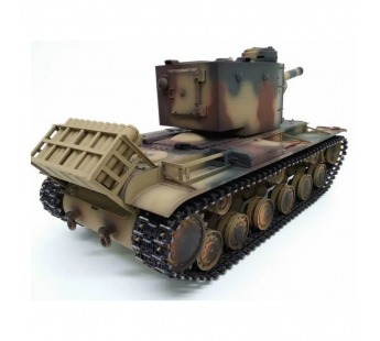 Радиоуправляемый танк Torro KV-2 1/16 зеленый, ИК-пушка (для ИК боя) V3.0 2.4G RTR#1908385