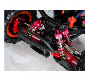 Радиоуправляемый монстр Remo Hobby Dinosaurs Master Brushless (красный) 4WD 2.4G 1/8 RTR#2009984