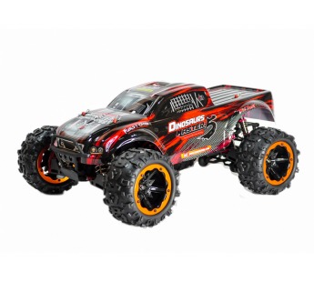 Радиоуправляемый монстр Remo Hobby Dinosaurs Master Brushless UPGRADE (красный) 4WD 2.4G 1/8 RTR#1908053