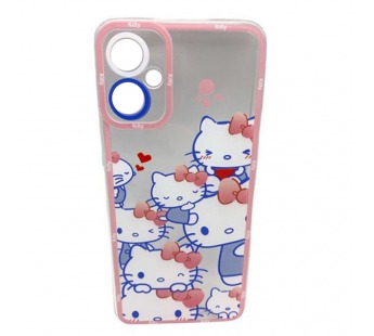 Чехол Tecno Spark 9 Pro (2022) (Full Camera/Pink Cats) Силикон Прозрачный 1.5mm#2099992