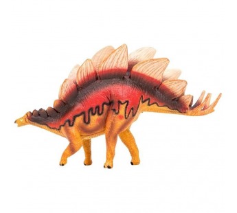 Игрушка динозавр MASAI MARA MM206-011 серии "Мир динозавров" Стегозавр, фигурка длиной 19 см#1908147