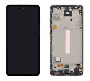 Дисплей для Samsung A525F/A526B/A528B Galaxy A52/A52 5G/A52s 5G в рамке + тачскрин (белый) 100%#1959765