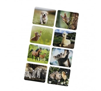 Коврик для мыши Hama Animal Мини 8 вариантов расцветки 220x180x1мм 00054790 [08.08], шт#1908547