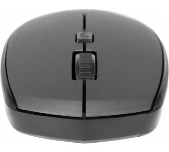 Мышь Оклик 488MW черный/серый оптическая (1600dpi) беспроводная USB для ноутбука (4but) [08.08], шт#1908577