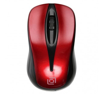 Мышь Оклик 675MW черный/красный оптическая (1200dpi) беспроводная USB для ноутбука (3but) [08.08], шт#1908509