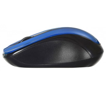 Мышь Оклик 675MW черный/синий оптическая (1200dpi) беспроводная USB для ноутбука (3but) [08.08], шт#1908541