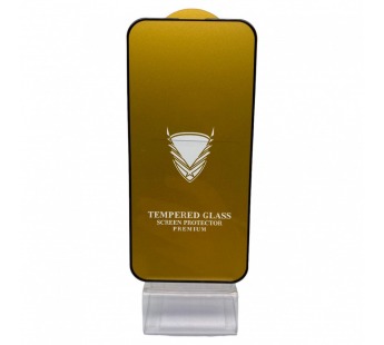 Защитное стекло iPhone 14 Pro Max (Golden Armor) тех упаковка Черное#2107158