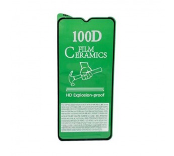 Защитное стекло-пленка Tecno Spark 10 (2023) Черное#2072395