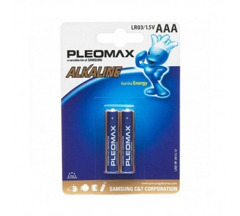 Батарейка AAA [Samsung] LR03 Pleomax (2-BL) (20/400) (9449)#1915146