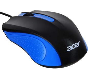 Мышь Acer OMW011 черный/синий оптическая (1200dpi) USB (3but) [12.08], шт#1910371