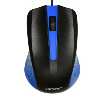 Мышь Acer OMW011 черный/синий оптическая (1200dpi) USB (3but) [12.08], шт#1910368