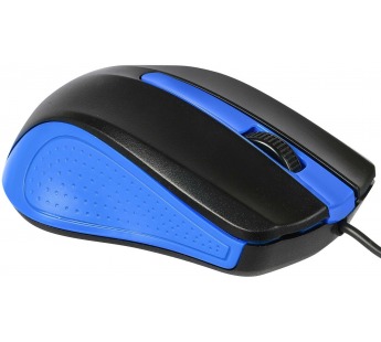 Мышь Acer OMW011 черный/синий оптическая (1200dpi) USB (3but) [12.08], шт#1910372