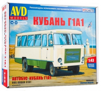 Сборная модель AVD  Автобус Кубань Г1А1, 1/43#1912055
