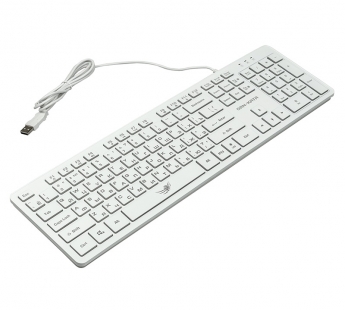 Dialog Gan-Kata - игровая ММ-клавиатура с RGB-подсветкой клавиш, USB, белая#1913492