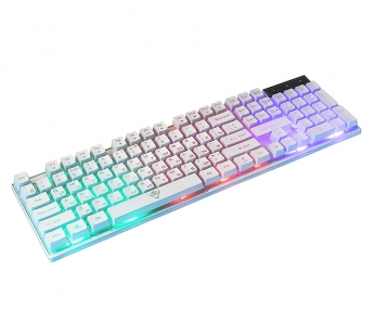 Nakatomi Gaming - игровая клавиатура с RGB-подсветкой, корпус металл, USB, белая#1913506