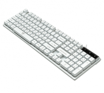 Nakatomi Gaming - игровая клавиатура с RGB-подсветкой, корпус металл, USB, белая#1913510