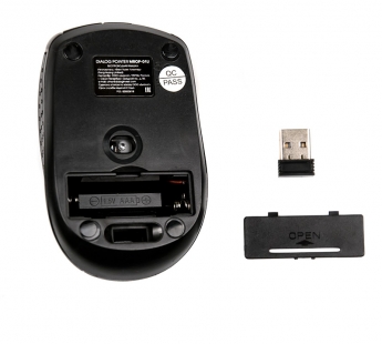 Мышь Dialog Pointer - RF 2.4G опт. мышь, 6 кнопок + ролик, USB, черная#1913593