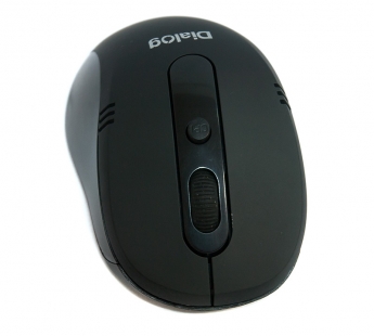 Dialog Pointer - RF 2.4G опт. мышь, 3 кнопки + ролик, USB, черная#1913609