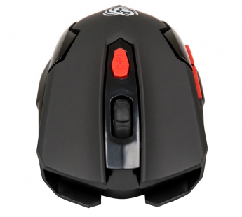 Мышь Dialog Gan-Kata - игровая RF 2.4G опт. мышь, 6 кнопок + ролик, USB, черная#1913673
