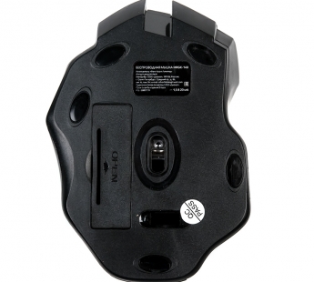 Мышь Dialog Gan-Kata - игровая RF 2.4G опт. мышь, 6 кнопок + ролик, USB, черная#1913703
