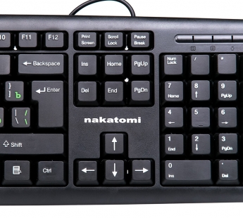 Nakatomi Navigator - клавиатура, USB, черная#1914409