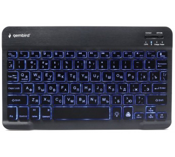 Клавиатура беспроводная, 78 клавиш, Bluetooth, ножничный тип клавиш, ультратонкая Gembird KBW-4N#1915401