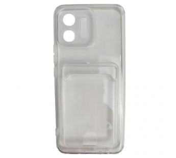 Чехол силиконовый Honor X5 с визитницей прозрачный#2134110